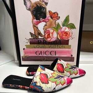 🔥🔥 Natori NEW Women's Floral Slip-On Shoes - Multicolor
